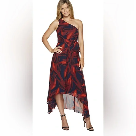 Vince Camuto | Dresses | Nwt Vince Camuto One Shoulder Asymmetrical Maxi  Dress 6 | Poshmark